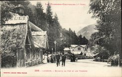 Luchon CPA Refreshment bar of Pre and thermal baths