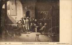 CPA Van Craesbeeck La rixe au cabaret Musee d'Anvers 