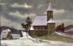 CPA Village sous la neige