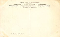 Meissonnier CPA Le poete