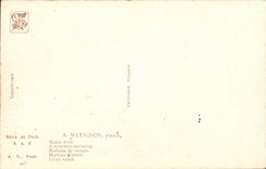 CPA Salon de Paris Matignon Matin d'ete