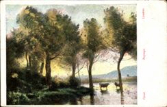 CPA Corot Paysage Londres