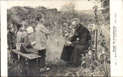 CPA Musee du Luxembourg Muenier Le catechisme