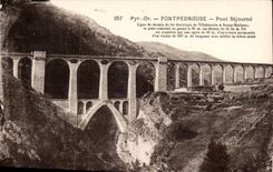 Fontpedrouse CPA Pont Remains