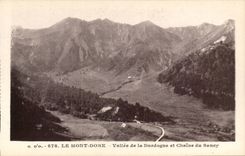 CPA the mount Gilds Valley of the Dordogne and chain of SAncy