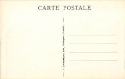 CPA Chambon after midday at the edge of the beach