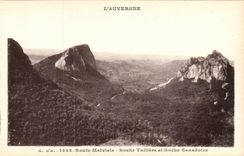 CPA Auvergne Road Malvaiale Tuilliere Rock and Sanadoise rock