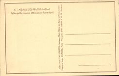 Neris les Bains - Roman Church gallo - CPA