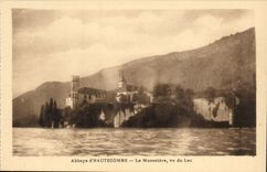Aix les Bains - Abbey of Hautecombe - the Monastery seen of the Lake - CPA