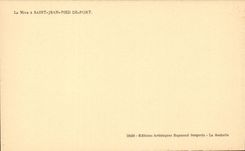 Saint Jean Foot of Port - Nive - CPA