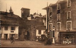 Saint Jean Foot of Port - towards Church CPA