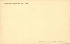 Saint Jean Foot of Port - towards Church CPA