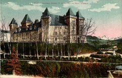 Pau - Castle Henri IV and the Peak of South CPA