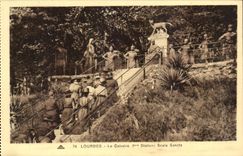 Lourdes - the Martyrdom - I Station - Scala Sancta - CPA