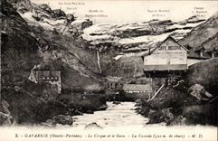 Gavarnie - the Circus and Gave - the Cascade - CPA