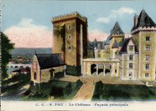 Pau - the Castle Frontage the Main thing - CPA