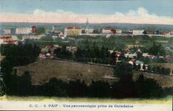 Pau - Panoramic View taken of Guindalos - CPA