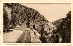Auvergne - the Throat of Chouvigny - the Tunnel and Edges of Sioule CPA