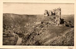 Auvergne - Ruins of Chateaurocher - Sioule CPA