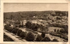 Surroundings of Pontgibaud View of Sioule - CPA