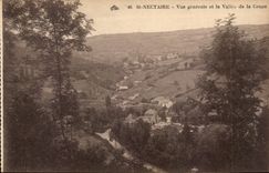 Saint Nectary - View and the Valley of Couze - CPA