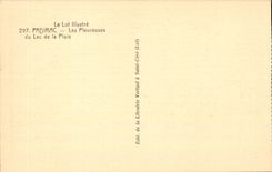 CPA Padirac the whining ones of the lake of the rain