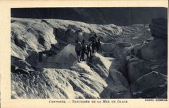 CPA Chamonix Traversee de la mer de glace