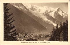 CPA Chamonix Mont Blanc Vue generale