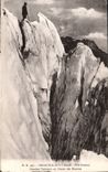 CPA Chamonix Mont Blanc Grandes crevasses des Bossons