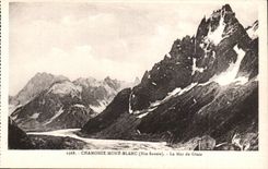 Chamonix mont Blanc CPA la mer de glace
