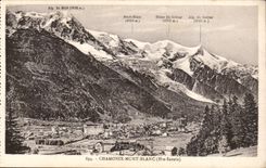 Chamonix mont Blanc CPA L'arve