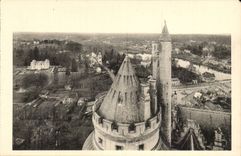 CPA Schloss von Pierrefonds gesehen vom Unterhalt