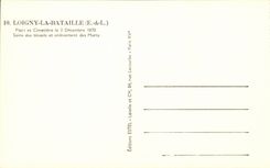 Platze und Kirchhof des Loigny Kampfes CPA das Soins am 3 Dezember 1870 der Wunde und des Abbaus von Todesfallen