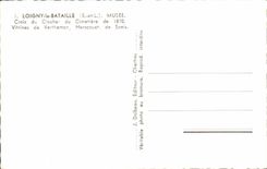 Kreuz des Loigny Kampf-CPA des Glockeaufsatzes des Kirchhofs von Windows 1870 von Verthamon Harscouet de Sonis
