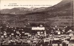 Aix les Bains - View and Mirabeau Hotel - CPA