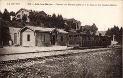 Aix les Bains - Plate of Revard - Train station - train and the Country cottages Hotels - CPA