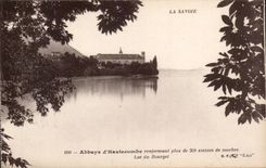Aix les Bains - Abbey Hautecombe and the Lake of Le Bourget - CPA