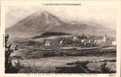 Orcines - Small Puy de Dome and the Village - CPA