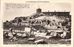 Puy de Dome Summit - Ruins of the Mercury Temple - CPA