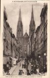 Clermont Ferrand - Street of the Fats and the Cathedral - CPA