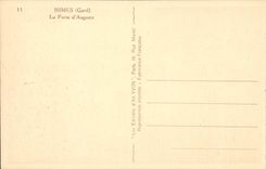 Nimes - das Gatter von Auguste - CPA