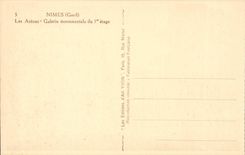 Nimes - die Arena - Galerie hervorragend von den i-Stadien - CPA