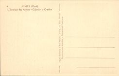 Nimes - Innenraum der Arena - Galerien und Schritte - CPA