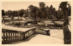 Garten Nimes-CPA der romischen Bader des Brunnens