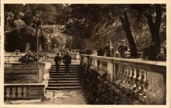 Garten Nimes-CPA des Brunnens