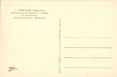 Deauville - the Flowered Beach - Hippodrome of Clairefontaine Weighing - CPA