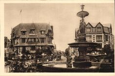 Deauville - the Flowered Beach - Place and Morny Hotel - CPA