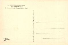 Deauville - the Flowered Beach - Place and Morny Hotel - CPA