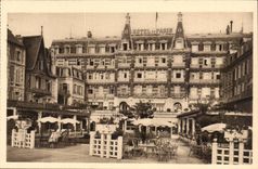 Trouville - the Queen of the Beaches - Hotel of Paris and Cancaniere CPA