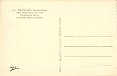 Trouville - the Queen of the Beaches - Hotel of Paris and Cancaniere CPA